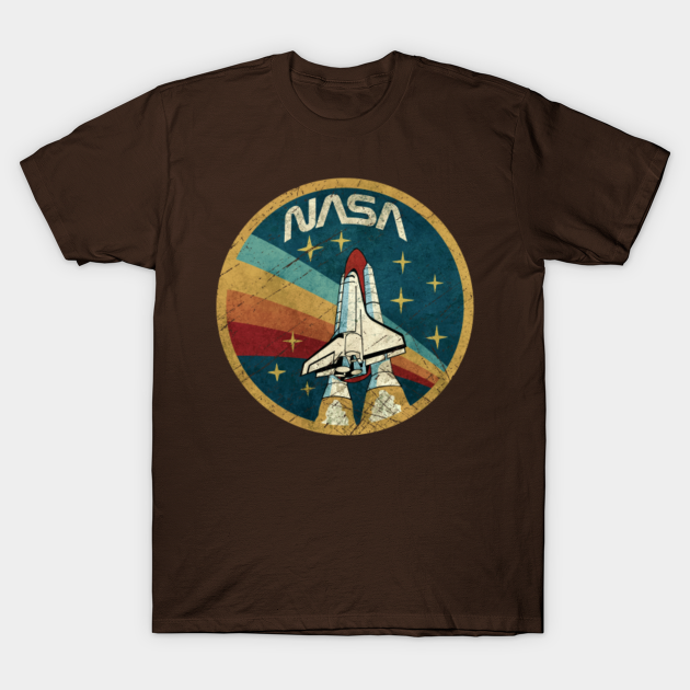 Disover USA Space Agency Vintage Rocket V01 - Space - T-Shirt