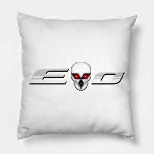 Evo with skull Pillow