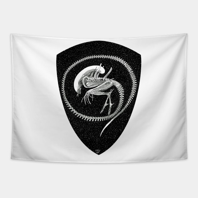 Xenomorph Tapestry by tristan.r.rosenkreutz