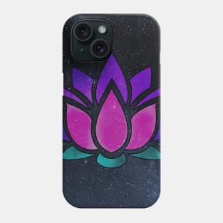 Glass Mosaic Lotus Leaf Art Phone Case