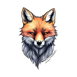 Fox Watercolor T-Shirt