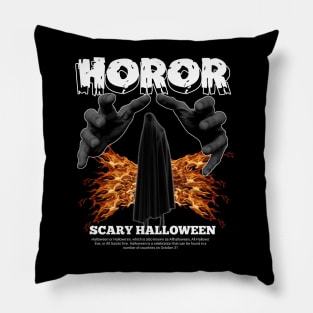 halloween day (horor) Pillow