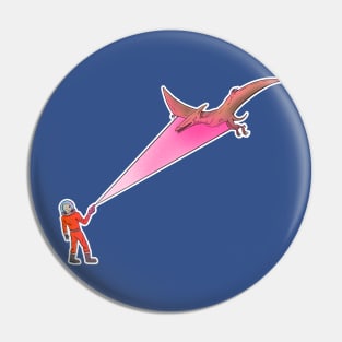 Alien vs Pterodactyl Pin