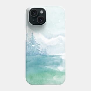 Snowy Peaks Phone Case