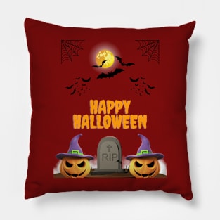 happy halloween Pillow