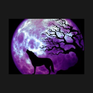 Purple wolf T-Shirt