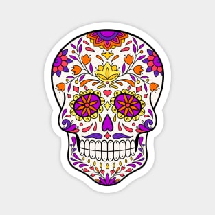 Sugar Skull Art Magnet