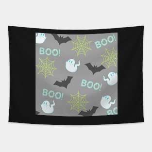 Halloween Spooky Pattern Tapestry