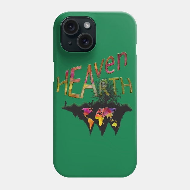 Heaven on Earth Phone Case by Just Kidding by Nadine May