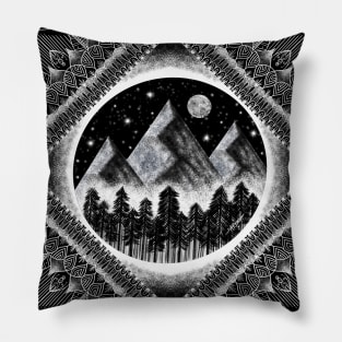 Touch the Mountains Pillow