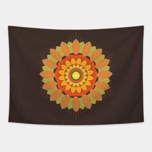 Autunm Mandala Tapestry