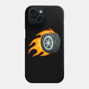 Rez's Burning Rubber Phone Case