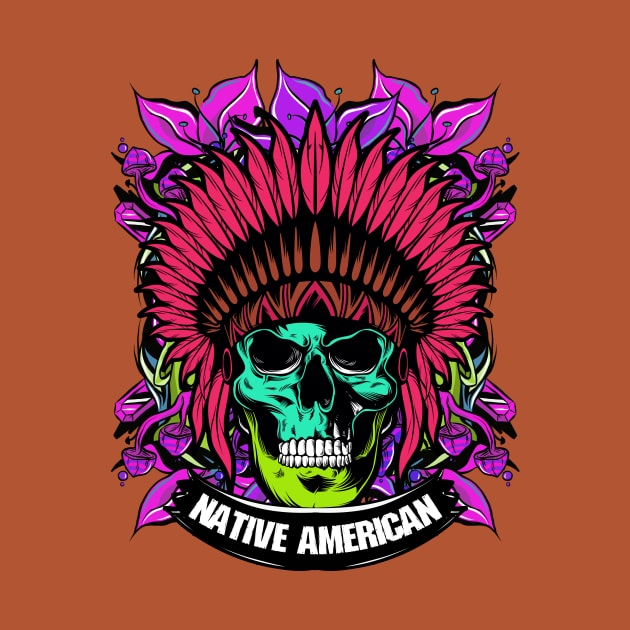 NATIVE AMERICAN RETRO by theanomalius_merch