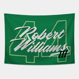 Robert Williams III Boston Number Script Tapestry