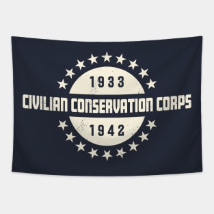 Civilian Conservation Corps - Stars with Years Tapestry