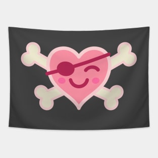 Pirate heart Tapestry