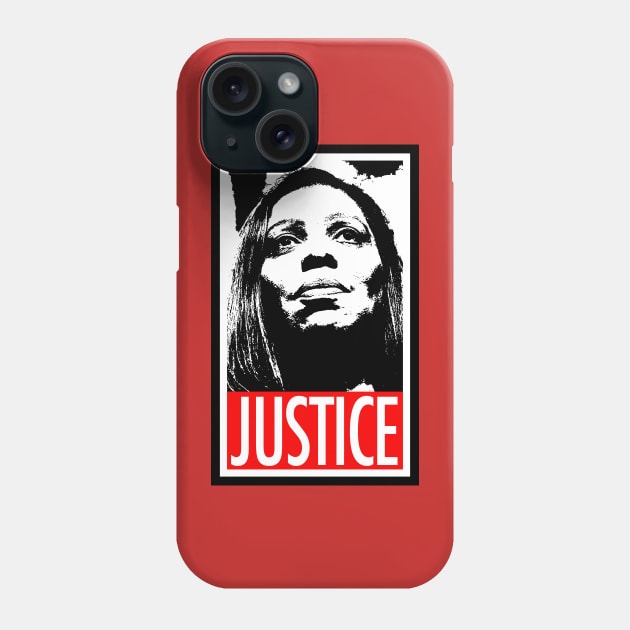 Tish James - Justice - LETITIA JAMES Phone Case by Tainted