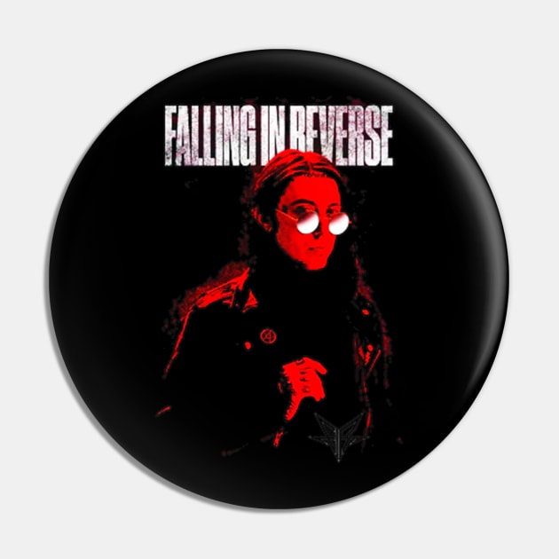 Flip the Script with Falling In Reverse Pin by Crazy Frog GREEN