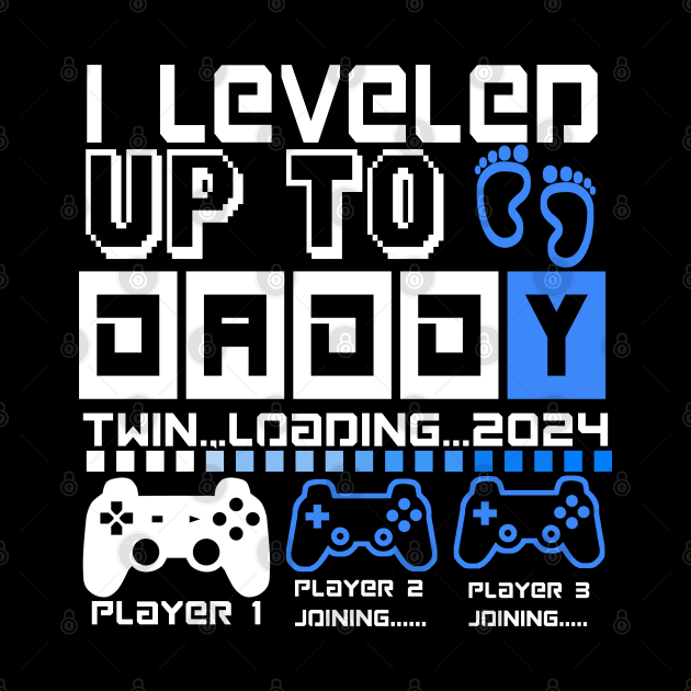 I Leveled Up To Daddy. Twin Loading 2024. Soon To Be Dad. Twin baby boys by ShopiLike