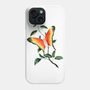 Rose Bush and Butterfly (1817–1907) Phone Case