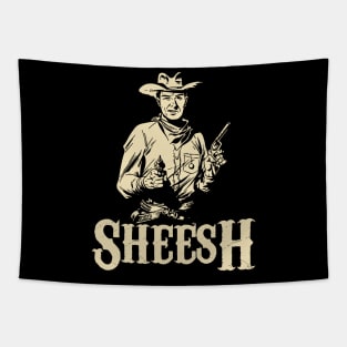 Sheesh Cowboy Tapestry