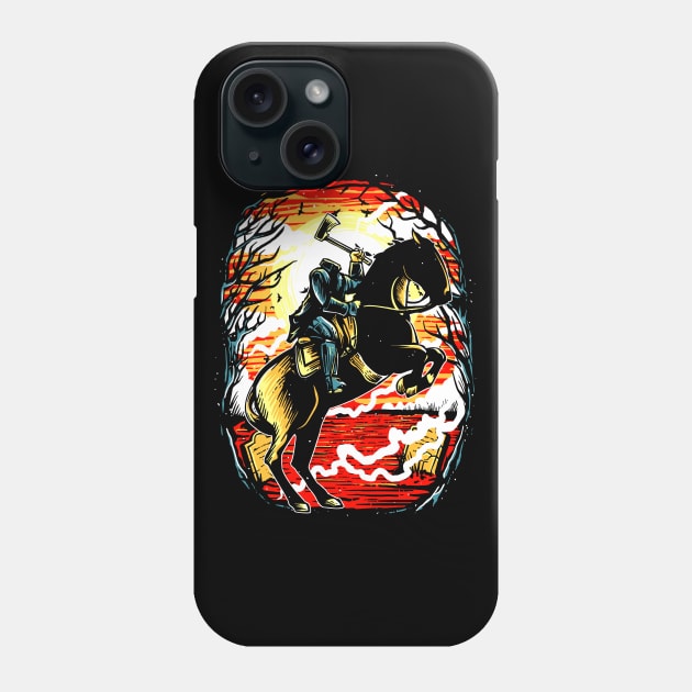 Headless Horseman Phone Case by drewbacca