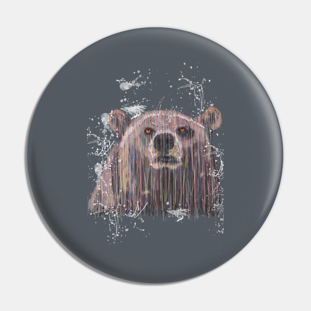 Bear Splash Pin by silent_warrior