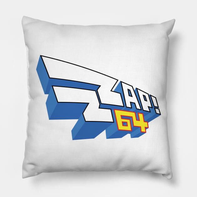 Retro Computers: Commodore C64 Zzap 64 Pillow by Meta Cortex