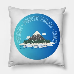 Osorno volcano - Puerto Varas - Chile Pillow