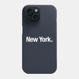 New York. Phone Case