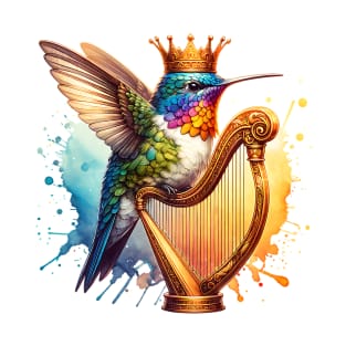 Hummingbird with King David's Harp T-Shirt