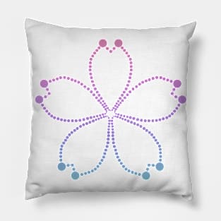 Rainbow Flower Pillow