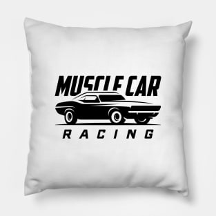 Muscle Car Racing Pillow