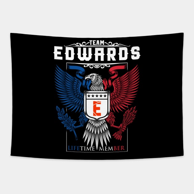 TEAM EDWARDS LIFETIME MEMBER ,EDWARDS NAME Tapestry by benkjathe