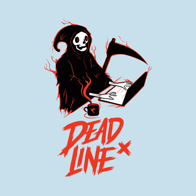 Discover DEADLINE GRIM - Grim Reaper - T-Shirt