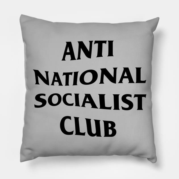 Anti Nazi Club Pillow by Graograman