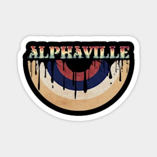 Melted Vinyl - Alphaville Magnet