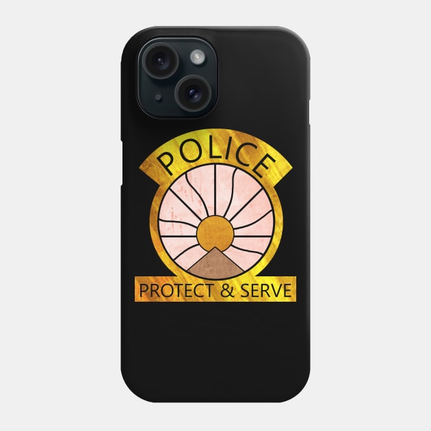 Paradise Police Phone Case by Meca-artwork