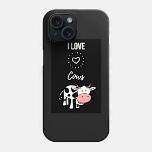 I Love Cows Phone Case