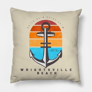 Anchors Aweigh at Wrightsville Beach, North Carolina Pillow