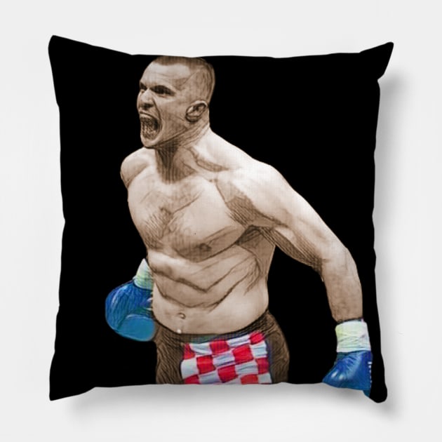 Crocop Raging Pillow by FightIsRight