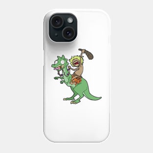 Caveman with club Phone Case