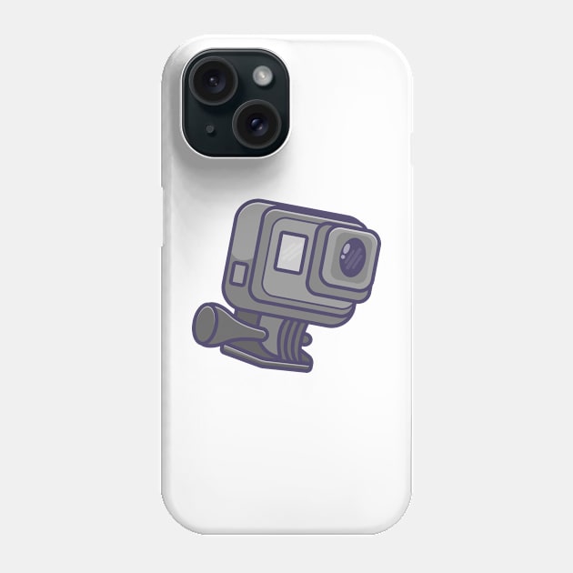 action camera Phone Case by fflat hds