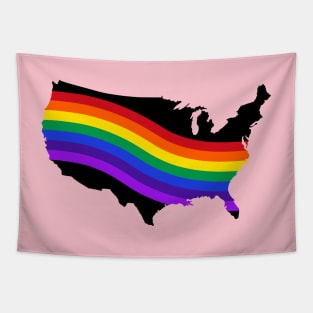 Gay Flag - America USA Tapestry