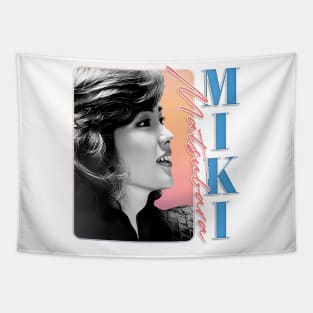 Miki Matsubara // Retro 80s Fan Art Design Tapestry