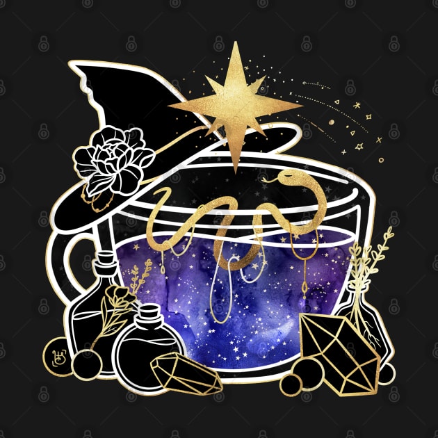 Bewitching Potion Teacup by heysoleilart