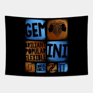 Zodiac GEMINI Graffiti Box Series Tapestry