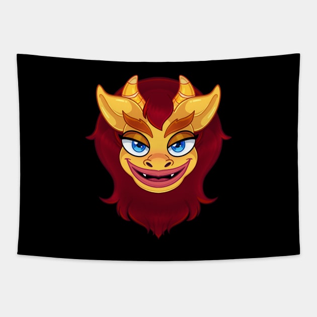 Connie from BIG MOUTH Tapestry by SilentNoiseArt