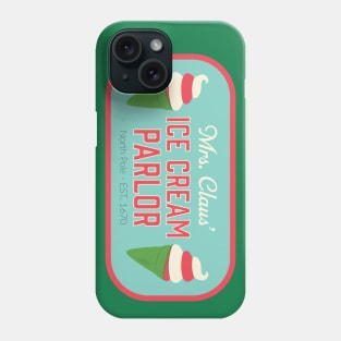 Mrs Claus Ice Cream Parlor Phone Case