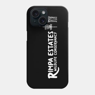 Rimpa Disc Golf, WHITE PRINT Phone Case